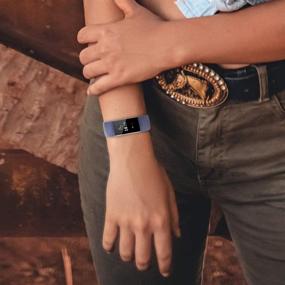 img 1 attached to 💦 Waterproof Bands for Fitbit Charge 4 / Charge 3: 3 Pack Classic & Special Edition Replacement Wristbands for Women and Men