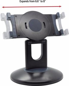 img 3 attached to 📱 Kantek Tablet Stand for Apple iPad, iPad Air, iPad Mini, Galaxy Tab, Kindle Fire and other 6-7 Inch or 9.7 Inch Tablets (Model TS710)
