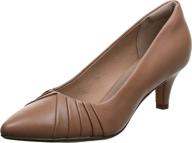 👠 clarks women's linvale crown leather pumps - women's shoes logo