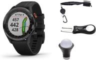 garmin approach s62 premium gps golf watch wearable4u all-in-one bundle black/black logo