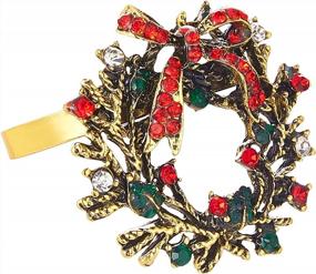 img 4 attached to 6-Pack Christmas Wreath Napkin Rings - Perfect For Holiday Table Settings, Weddings & Receptions!