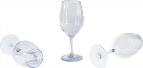img 2 attached to Prepara Clarity Classic Tritan Wine Glass 4 Pack, 20 Ounce, Clear