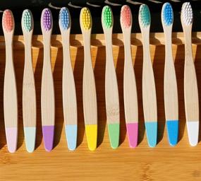 img 4 attached to 🌈 Colorful Biodegradable Children's Toothbrushes for Better Oral Hygiene