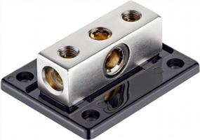 img 3 attached to Power Up Your Vehicle With InstallGear'S Power Distribution Block - 0/2/4 AWG Gauge & 1/0 Gauge In To (2) 4/8 Gauge Out, Perfect For Auto, RV, Motorcycle And Boat