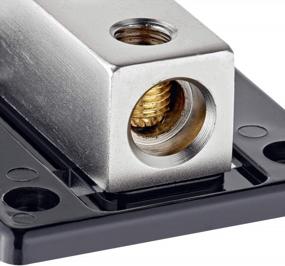 img 1 attached to Power Up Your Vehicle With InstallGear'S Power Distribution Block - 0/2/4 AWG Gauge & 1/0 Gauge In To (2) 4/8 Gauge Out, Perfect For Auto, RV, Motorcycle And Boat