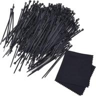 outus nylon cable zip ties: 4 🔗 inch self-locking small zip ties pack - 1000 pieces логотип