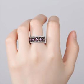 img 1 attached to Stylish And Unique Women'S Skull Promise Rings With Sparkling Cubic Zirconia