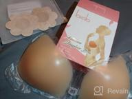 img 1 attached to Silicone Push-Up Invisible Bra With Nipple Covers: Loxoto Sticky Adhesive Backless Strapless Bra For Women review by Naomi Snyder