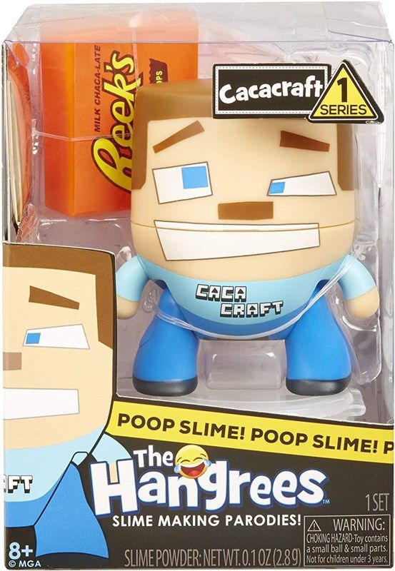 hanggrees cacacraft collectible parody figure 로고