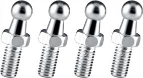 img 4 attached to 4Pcs 13Mm Ball Studs Screws With M8 Ball Screws, Fits For 13Mm Ball Sockets Ball End Fitting Gas Struts