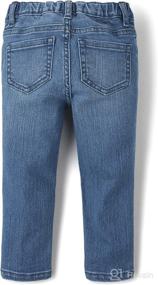 img 2 attached to 👖 Children's Place Baby and Toddler Girls 3-Pack of Super Skinny Jeans