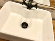 img 1 attached to Modern Chrome Finish Double Knob Basin Faucet For Single Hole Bathroom Sinks - Rozin Deck-Mounted Mixer Tap review by Bryan Gibbons