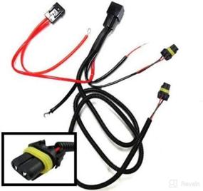 img 1 attached to iJDMTOY 9005 9006 9145 H10 Relay Wiring 🔌 Harness for Xenon Headlight Kit, Fog Light Add-On, LED DRL