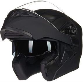 img 2 attached to ILM Motorcycle Dual Visor Flip Up Модульный полнолицевой шлем DOT 6 цветов (Visor