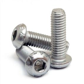 img 1 attached to M4 X 6Mm Button Head Socket Cap Screws, ISO 7380 Marine Grade Stainless Steel 50 Pack - MonsterBolts