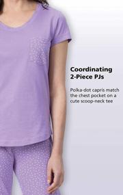 img 1 attached to Women'S Cotton Pajama Set - Capri Length Sleepwear By PajamaGram