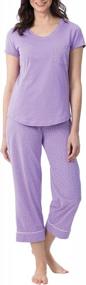 img 4 attached to Women'S Cotton Pajama Set - Capri Length Sleepwear By PajamaGram
