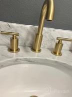 img 1 attached to Upgrade Your Bathroom With TRUSTMI'S Elegant 2-Handle 8 Inch Widespread Sink Faucet In Brushed Nickel review by Darryl Duncan