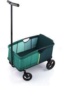 img 3 attached to Multipurpose Hand-Pulled ECO Wagon With Removable Cushioned Seat For Ultimate Utility