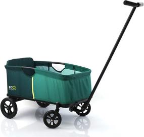 img 2 attached to Multipurpose Hand-Pulled ECO Wagon With Removable Cushioned Seat For Ultimate Utility