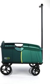 img 1 attached to Multipurpose Hand-Pulled ECO Wagon With Removable Cushioned Seat For Ultimate Utility