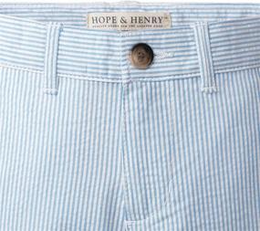 img 3 attached to Stylish and Comfortable: Hope Henry Boys' Blue Seersucker Pants for Boys' Clothing