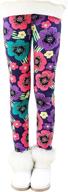 booph winter fleece leggings bohemian girls' clothing : leggings logo