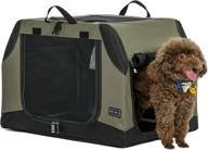 🐶 petsfit soft-sided portable dog crate for indoor and outdoor use - collapsible travel kennel for pets logo