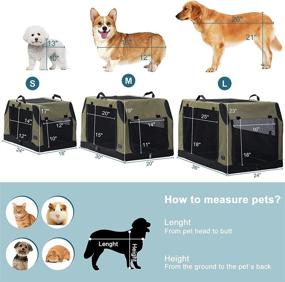 img 3 attached to 🐶 Petsfit Soft-Sided Portable Dog Crate for Indoor and Outdoor Use - Collapsible Travel Kennel for Pets