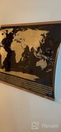 img 1 attached to XL Scratch Off Map Of The World With Flags - 36X24 Wall Art Poster For Travelers review by James Murphy