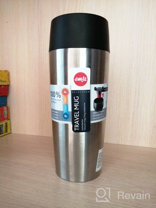 img 2 attached to EMSA Travel Mug Stainless Steel Thermal Tumbler, 0.36 l - Steel review by Michal Adach ᠌