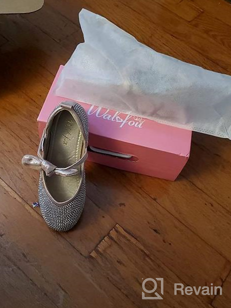 img 1 attached to 👠 Stunning Walofou Flower Girls Dress Heel Mary Jane Shoes for Wedding Party Bridesmaids - Perfect Princess Footwear review by Carolyn Brown