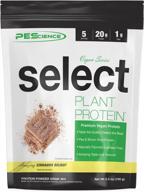 pescience select vegan plant based protein powder, cinnamon delight, 5 serving, pea and brown rice blend logo