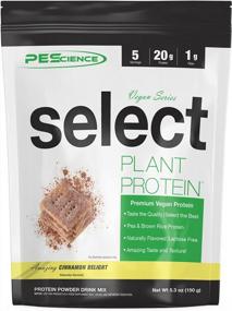 img 4 attached to PEScience Select Vegan Plant Based Protein Powder, Cinnamon Delight, 5 Serving, Pea And Brown Rice Blend