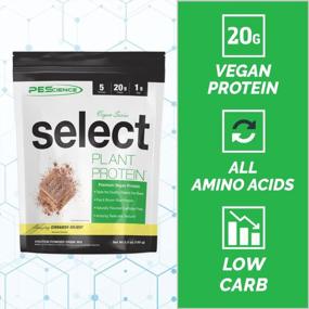img 3 attached to PEScience Select Vegan Plant Based Protein Powder, Cinnamon Delight, 5 Serving, Pea And Brown Rice Blend