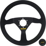 🔳 momo r1913/35s steering wheel (mod 69) - black suede, 1 pack логотип