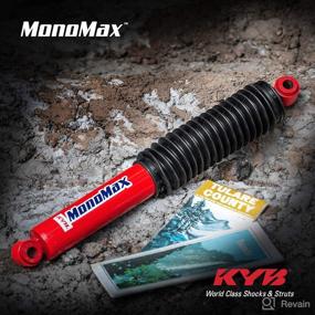 img 3 attached to KYB 565127 MonoMax High-Performance Gas Shock, Vibrant Red