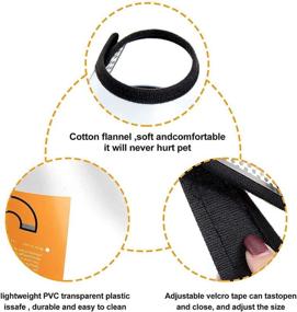 img 1 attached to 🐱 FadyDail Cat Cone: Adjustable Pet Recovery Collar for Small Animals - Perfect After Surgery or to Prevent Licking, Soft and Protective Elizabethan Cone for Kittens, Puppies, Rabbits, and Small Dogs