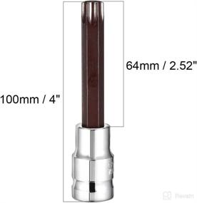 img 1 attached to Uxcell 2 Inch Drive Extra Socket Tools & Equipment ~ Hand Tools