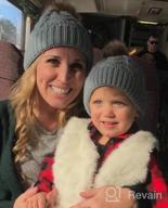картинка 1 прикреплена к отзыву Зимняя семейная мода: Набор шапок из вязаного материала для родителей и ребенка в двух частях от Ethan Carpenter