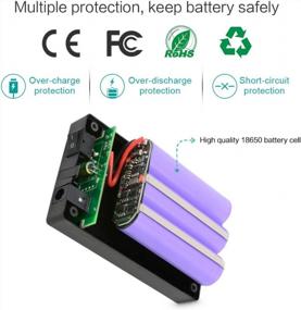 img 2 attached to TalentCell 12V Lithium-Ion Battery Pack For LED Strips, CCTV Cameras & More – Rechargeable With Multi-LED Indicator