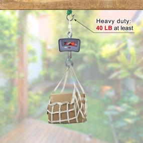 img 1 attached to Dolibest Q-Hanger Outdoor String Light Hooks With Safety Buckle (20PCS) For Christmas & New Year Decoration