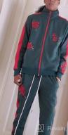 img 1 attached to Mens Urban Hip Hop Track Jacket - Slim Fit Side Taping Sportswear Streetwear Top review by Kevin Singleton