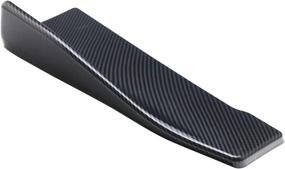 img 3 attached to Aishun Dtouch Rear Bumper Lip Lower Corner Valance Covers Splitter Spoilers (6035#Carbon)