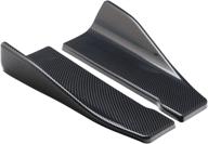 aishun dtouch rear bumper lip lower corner valance covers splitter spoilers (6035#carbon) logo