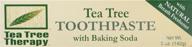 tea tree therapy toothpaste ounce logo
