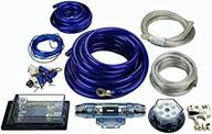 raptor pkbl5 4000 watt amplifier kit - premium installation with 1/0 - 4 gauge blue/silver rcas/fuses (discontinued) логотип