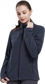 img 4 attached to CAMELSPORTS Women'S Soft Polar Fleece Full-Zip Jacket With Pockets - Warm And Cozy Sweater Coat