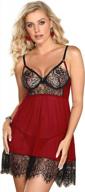 naughty plus size lingerie set: sexy sleepwear full slip babydoll chemise nightgowns for women in xs-4xl sizes logo