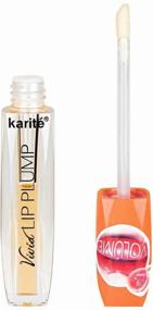 img 1 attached to Karite lip gloss Lip Plump Volume, transparent